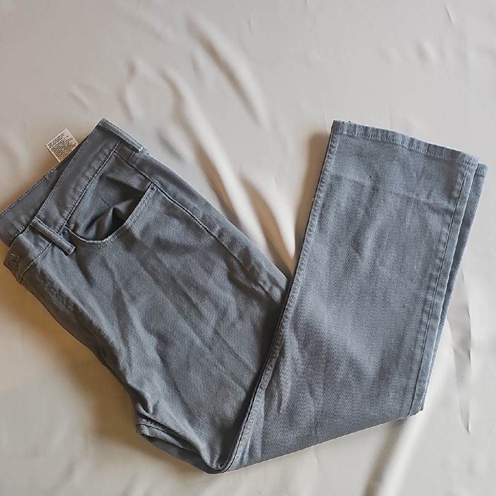 Levi’s Men’s 514 Grey/Green Straight Jeans – Size 40×30